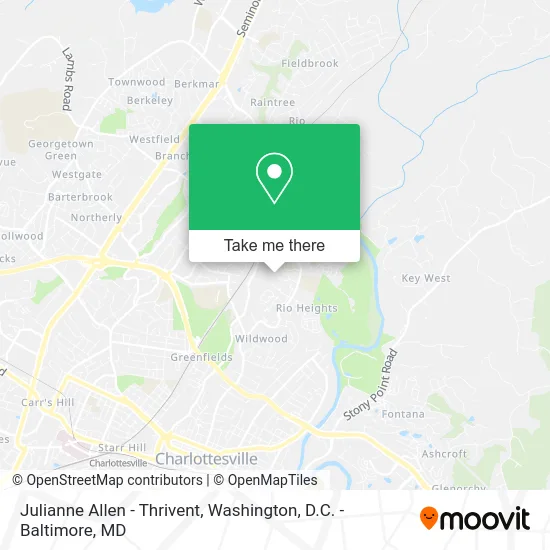 Julianne Allen - Thrivent map