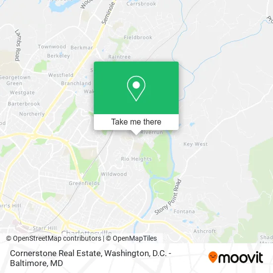 Cornerstone Real Estate map