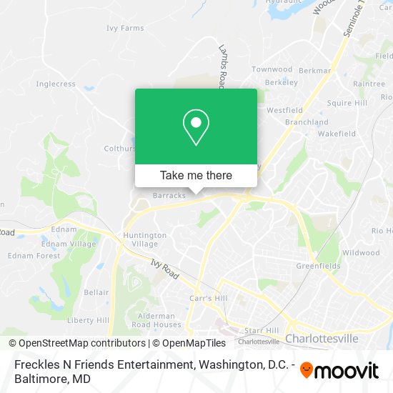 Freckles N Friends Entertainment map