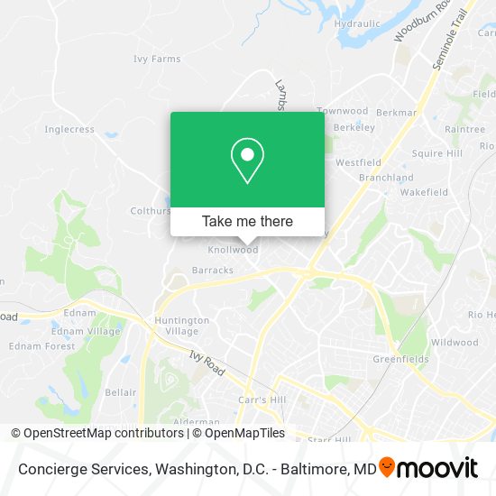 Concierge Services map