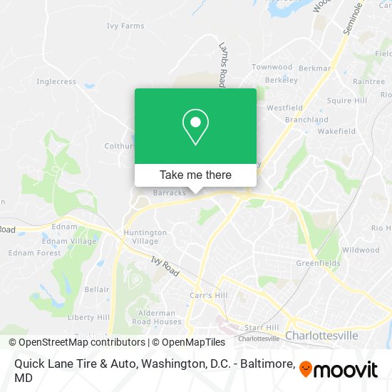 Quick Lane Tire & Auto map