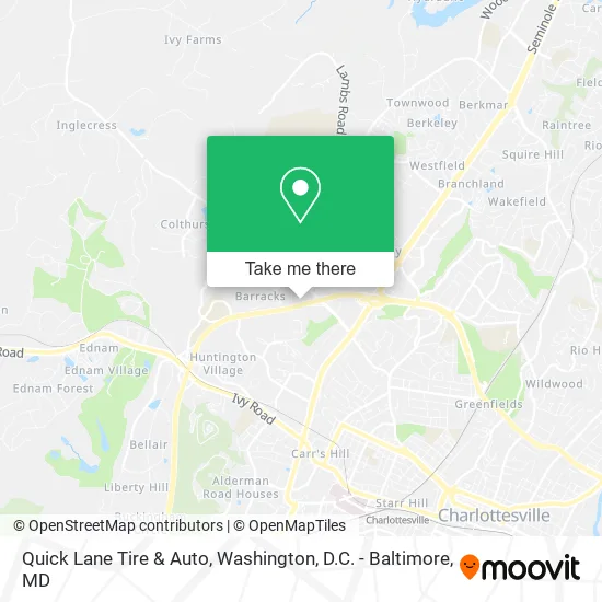 Mapa de Quick Lane Tire & Auto
