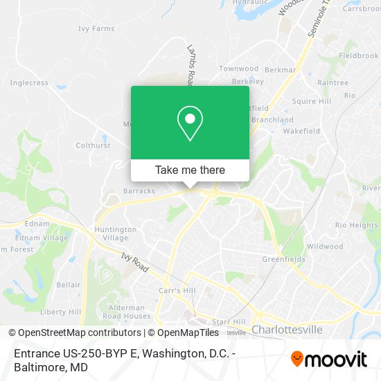 Mapa de Entrance US-250-BYP E
