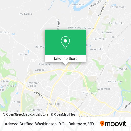 Adecco Staffing map