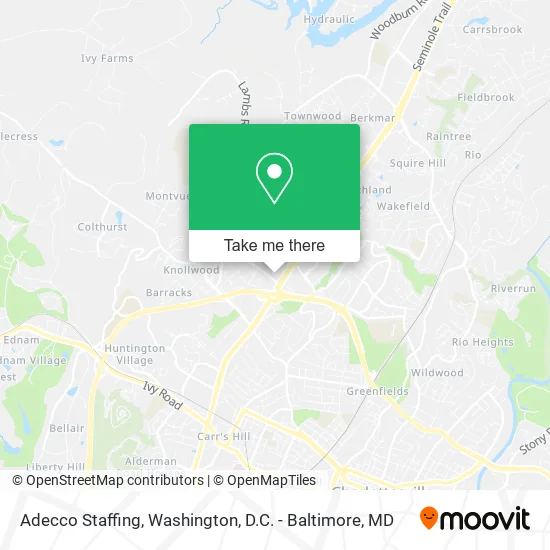 Adecco Staffing map