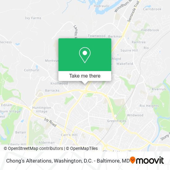 Mapa de Chong's Alterations