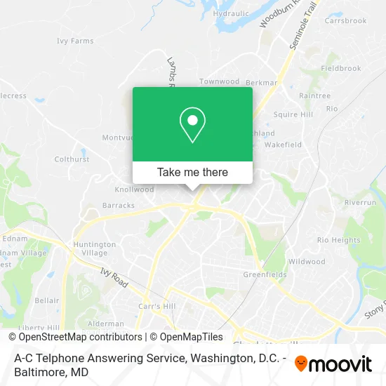 A-C Telphone Answering Service map