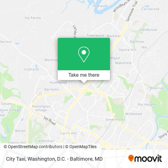 Mapa de City Taxi