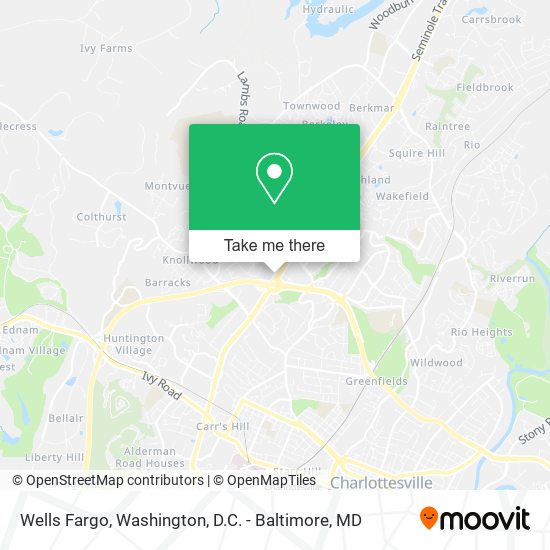 Mapa de Wells Fargo