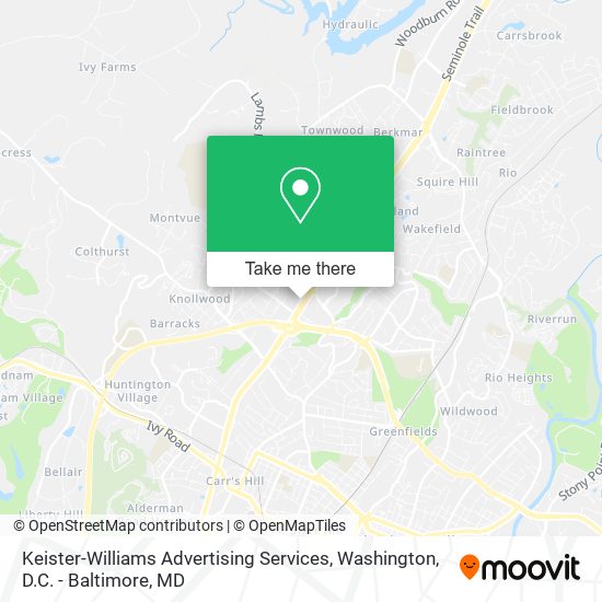 Keister-Williams Advertising Services map