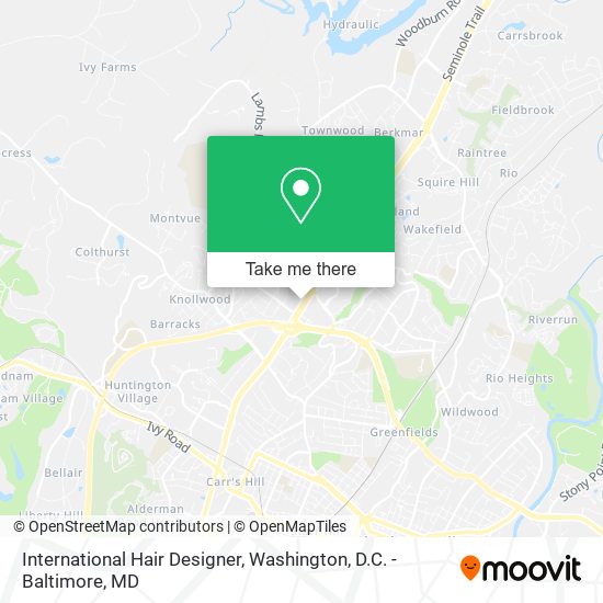 Mapa de International Hair Designer