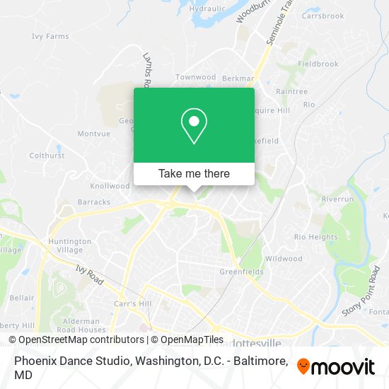 Phoenix Dance Studio map