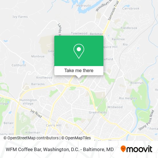 WFM Coffee Bar map