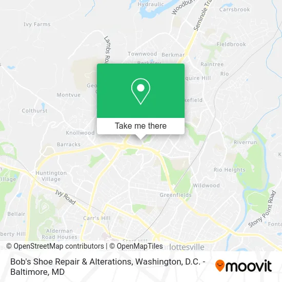 Bob's Shoe Repair & Alterations map