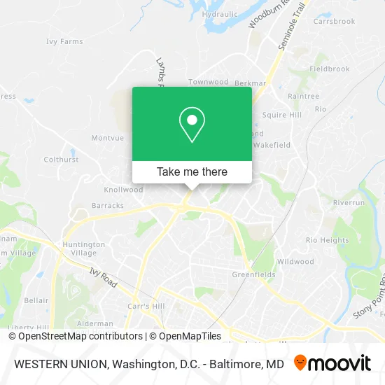 WESTERN UNION map