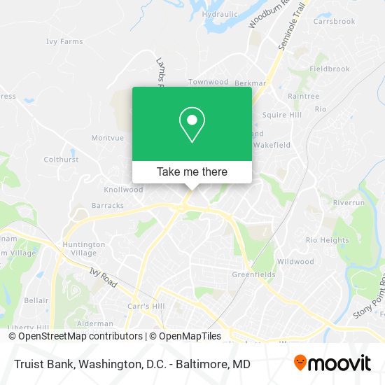 Mapa de Truist Bank