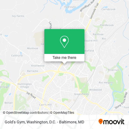 Mapa de Gold's Gym