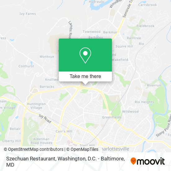 Mapa de Szechuan Restaurant