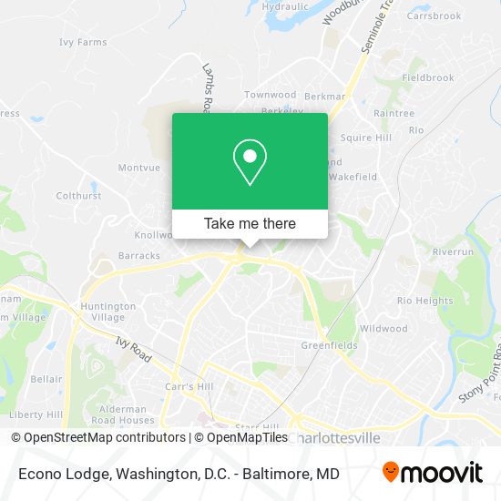 Mapa de Econo Lodge