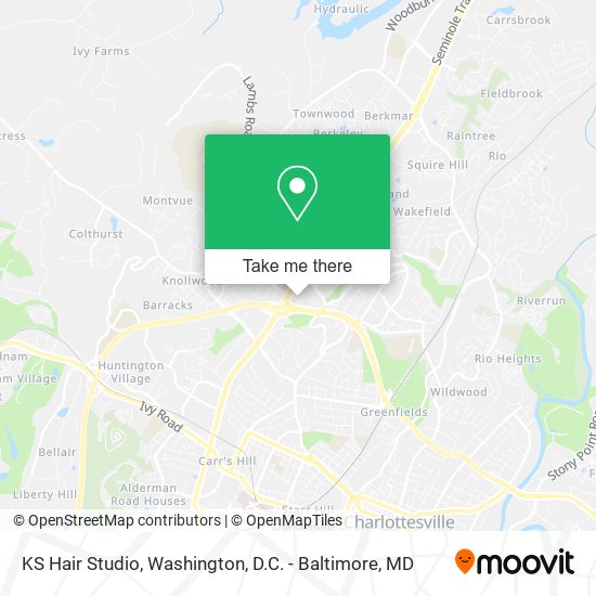 Mapa de KS Hair Studio