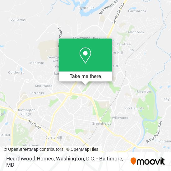 Mapa de Hearthwood Homes