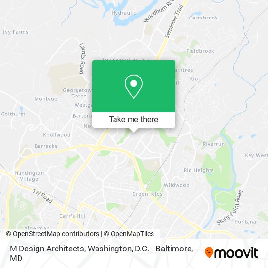 M Design Architects map
