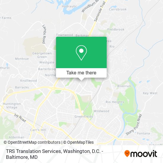 TRS Translation Services map