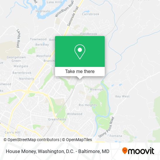 House Money map