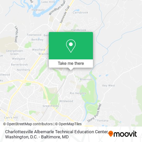 Charlottesville Albemarle Technical Education Center map