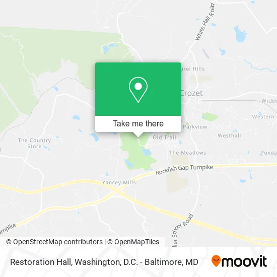 Restoration Hall map