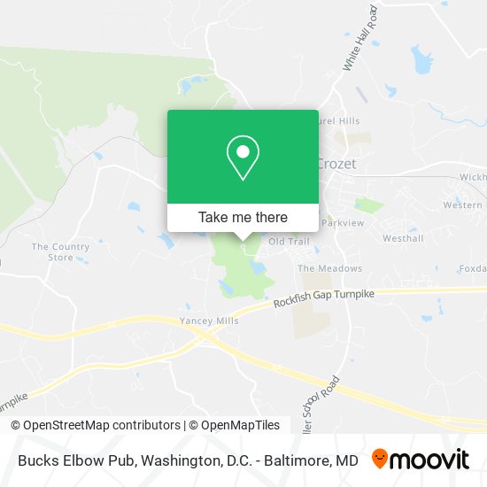 Bucks Elbow Pub map