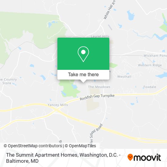 The Summit Apartment Homes map
