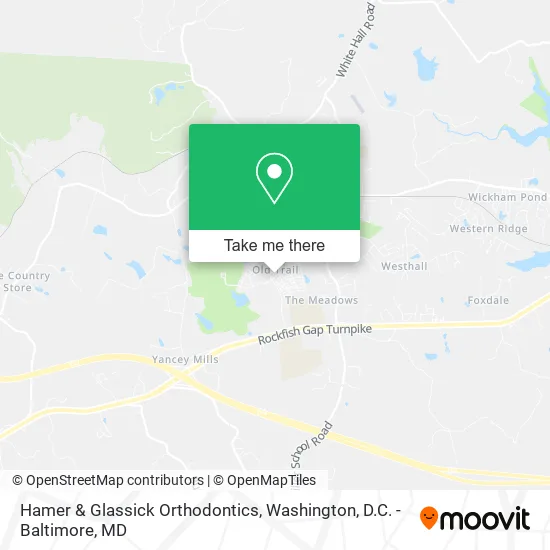 Hamer & Glassick Orthodontics map
