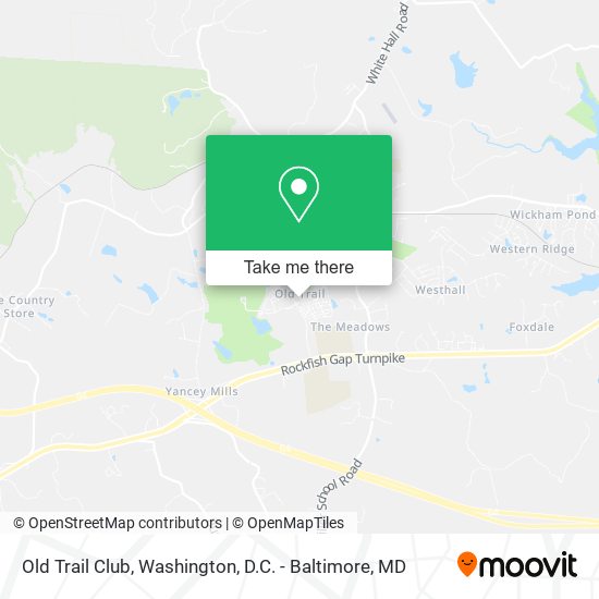 Old Trail Club map