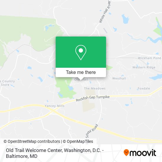 Old Trail Welcome Center map