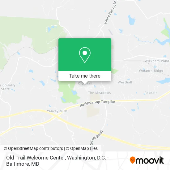 Old Trail Welcome Center map
