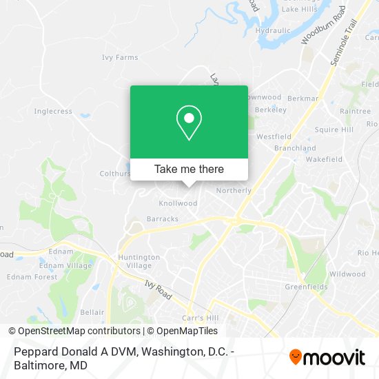 Mapa de Peppard Donald A DVM