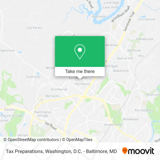 Tax Preparations map