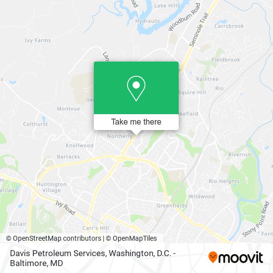 Davis Petroleum Services map