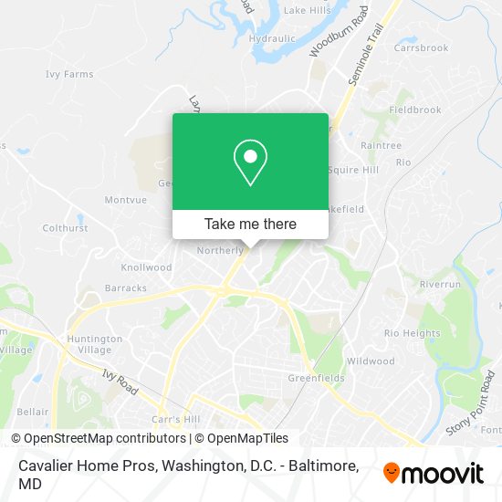 Mapa de Cavalier Home Pros