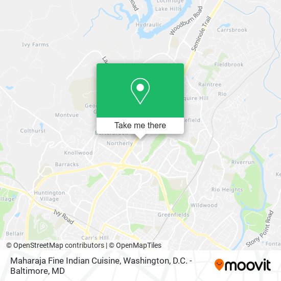 Maharaja Fine Indian Cuisine map