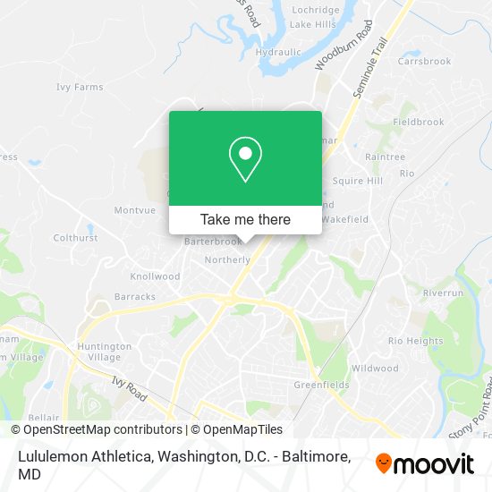 Mapa de Lululemon Athletica