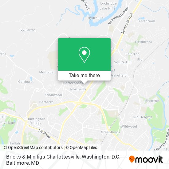 Bricks & Minifigs Charlottesville map