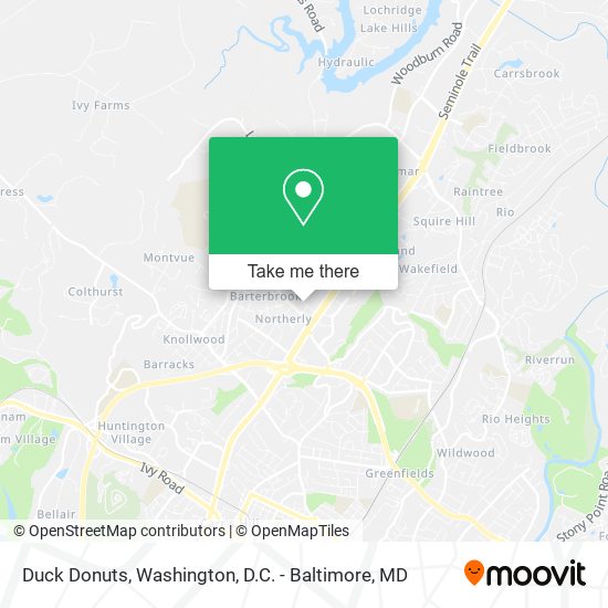 Duck Donuts map