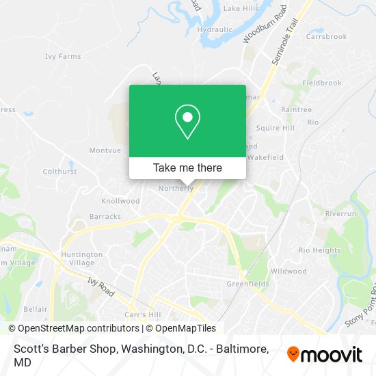 Mapa de Scott's Barber Shop