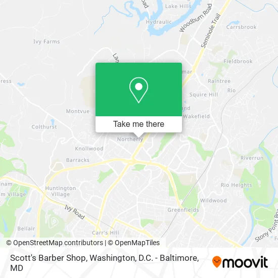 Mapa de Scott's Barber Shop