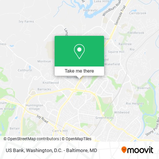Mapa de US Bank