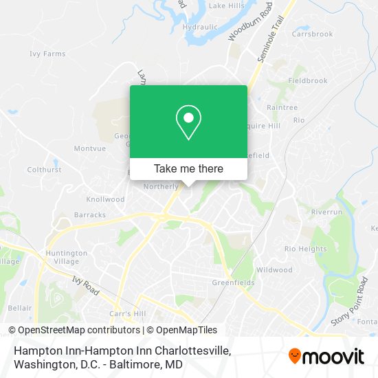 Hampton Inn-Hampton Inn Charlottesville map