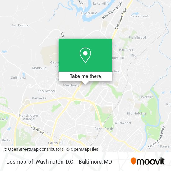 Cosmoprof map