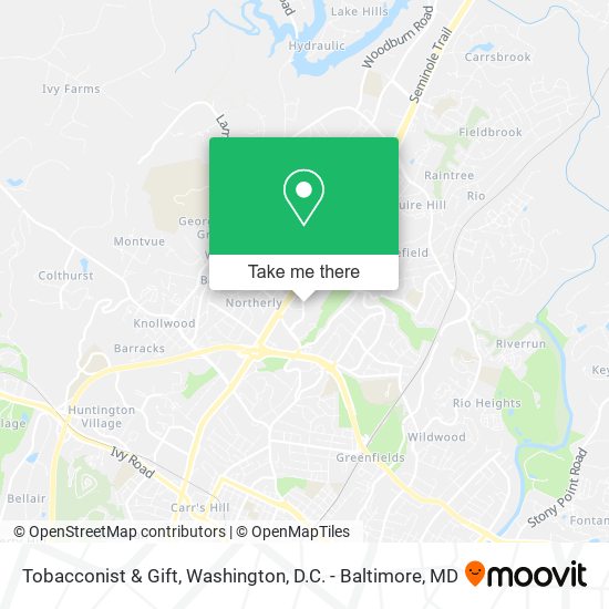Tobacconist & Gift map
